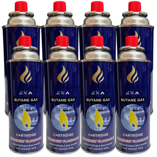 Butane gas canisters 227g - gas,
