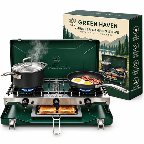 Green haven camping - green,