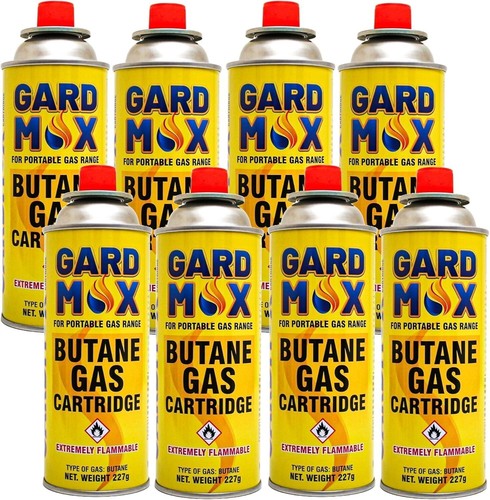 Butane gas bottles - butane, camping