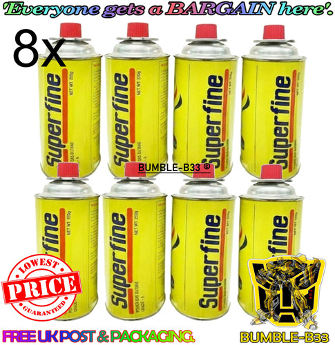 Butane gas canisters - 8,
