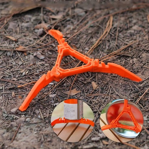 Camping gas canister stand - camping,