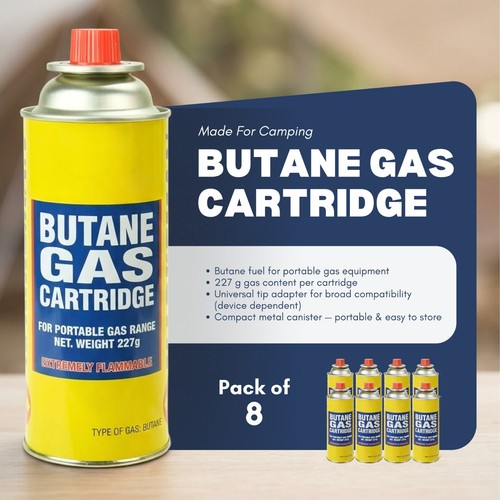 Butane gas bottles - x,