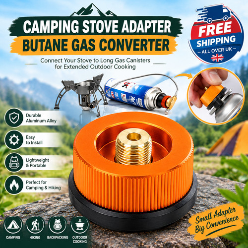 Camping stove adapter butane - adapter,