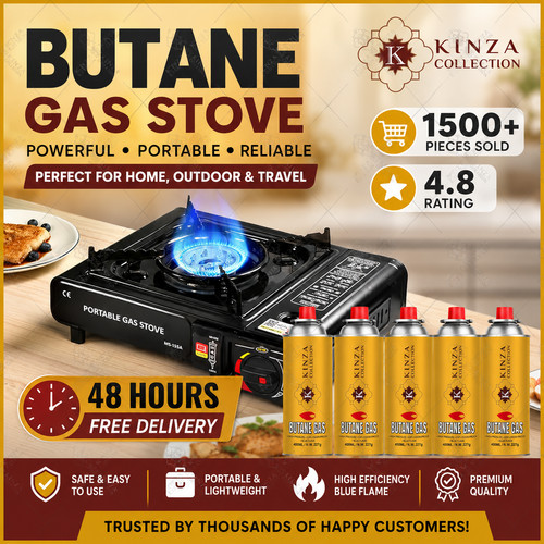 Butane gas can bottle canister - can,