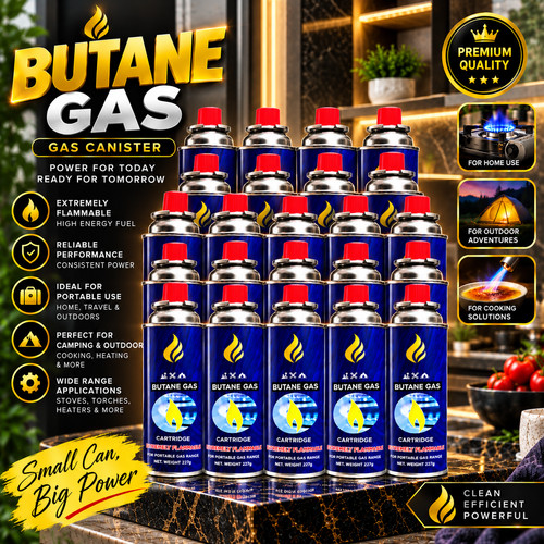 Butane gas canister cartridge - butane,