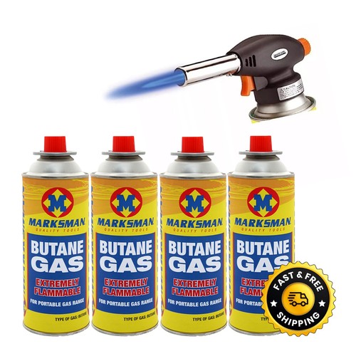 Butane gas blow torch - gas, bottle