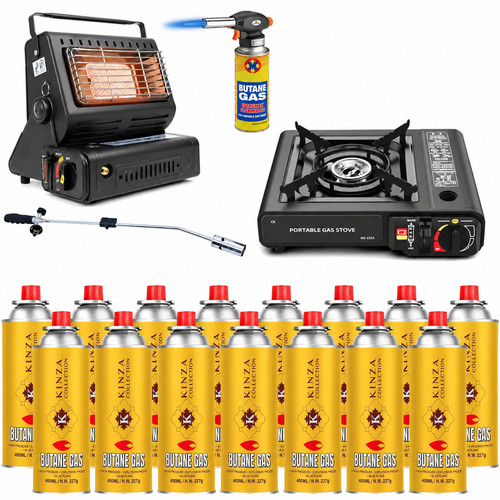 Butane gas bottles - gas, canisters