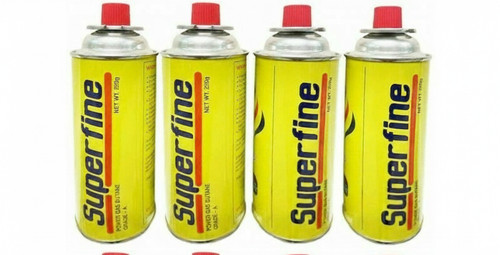 Butane gas canisters - canisters, for